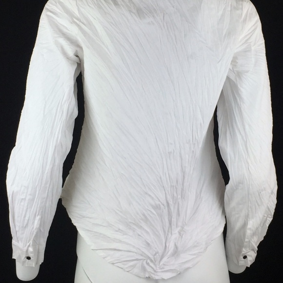 Babette SF long sleeves crinkle pleats shirt - Picture 6 of 8